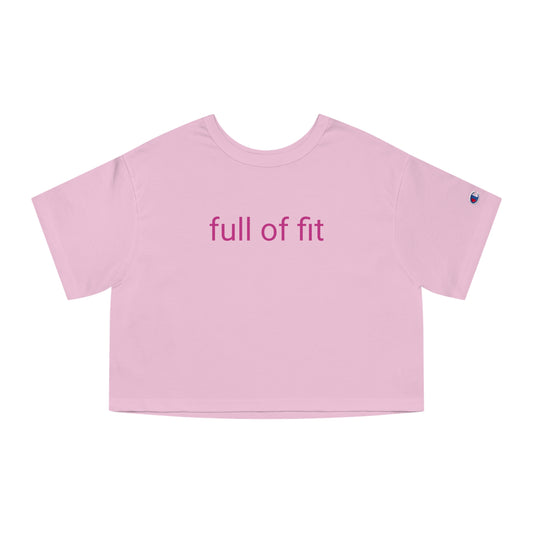 Full of fit - Champion Women's Heritage Cropped T-Shirt